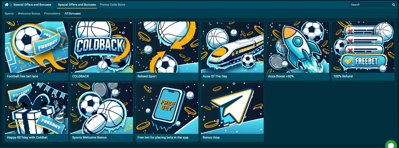 Coldbet coduri promoționale